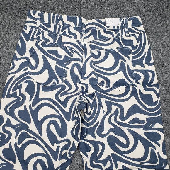 Rue21 Jeans Womens Plus 1X Blue Denim Skate Straight Leg Stretch High Rise New - Picture 3 of 12